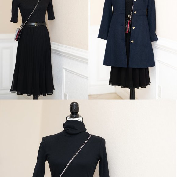 Chiffon Twirl Pleated Midi Skirt - NWOT - Picture 5 of 13